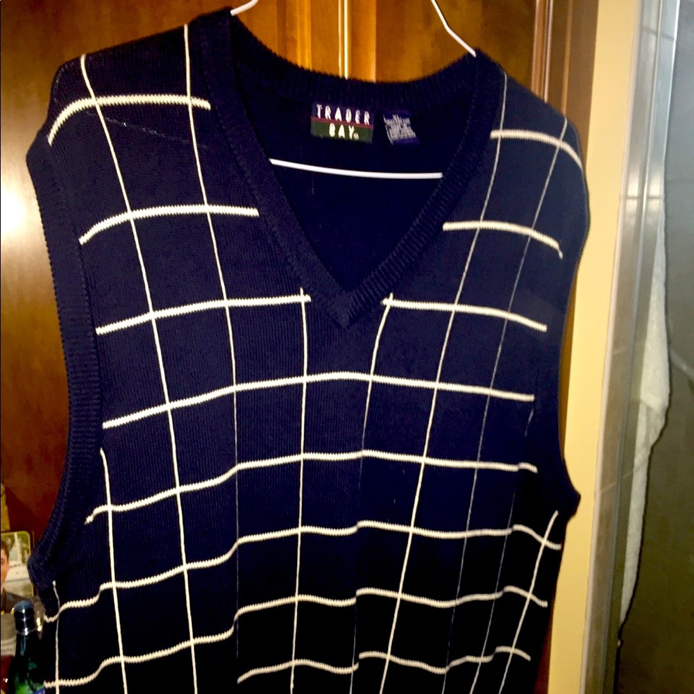Men’s XL TRADER BAY SWEATER VEST NWOT